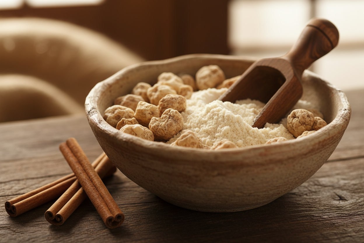 Atölyede boza mayalama ve salep hazırlığı